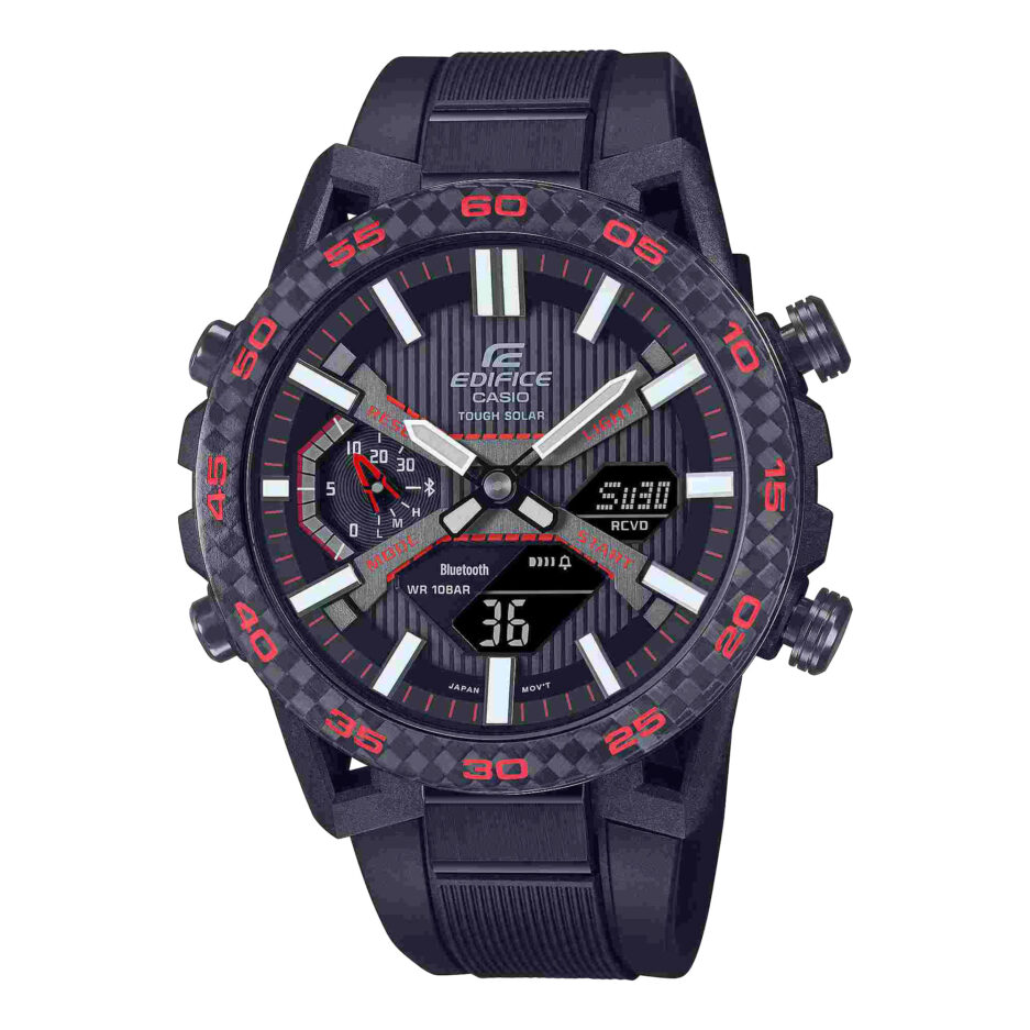 ساعت مچی مردانه کاسیو بند سیلیکونی مدل ECB-2000PB-1ADF کاسیو ادی فایس |CASIO-EDIFICE